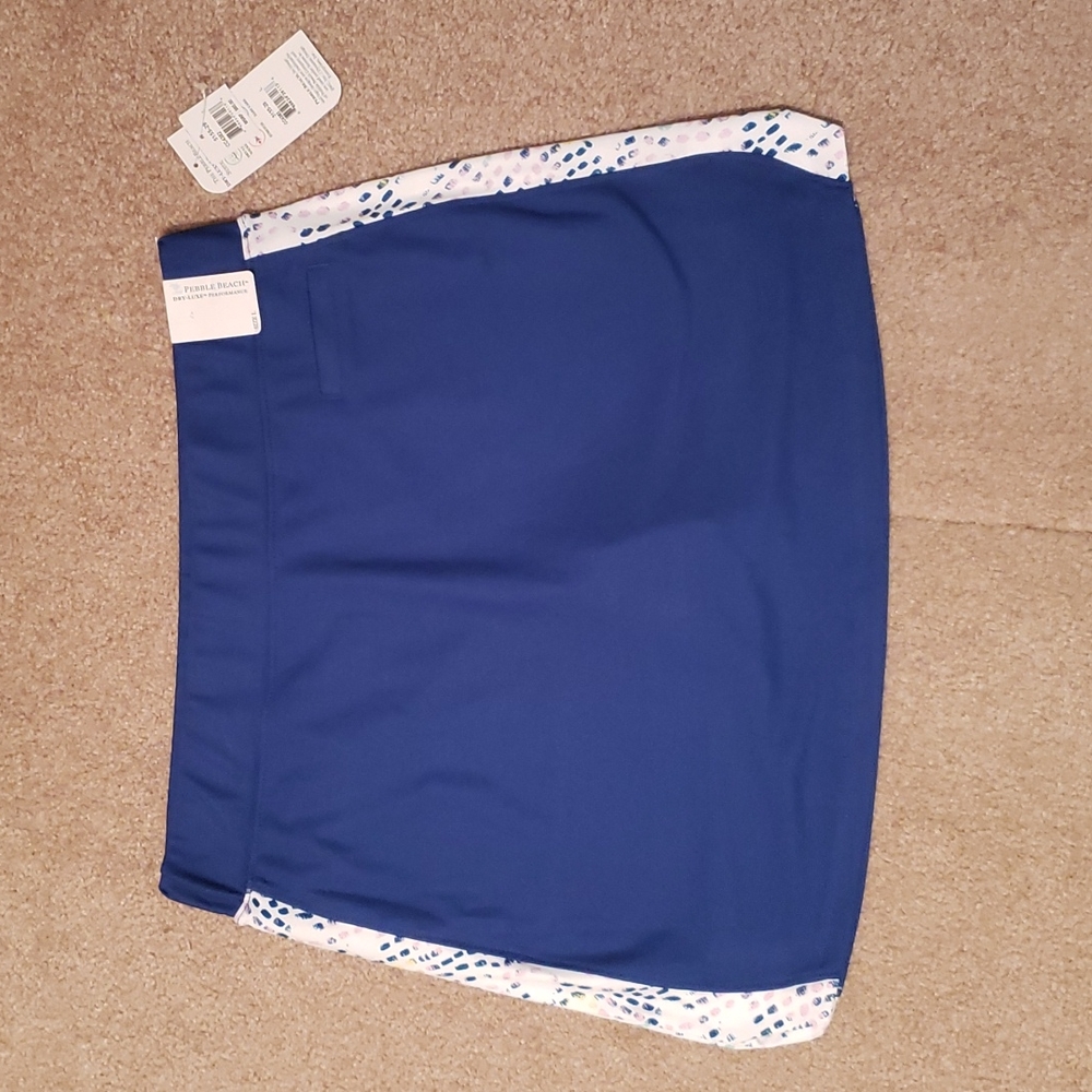 NWT Pebble Beach Dry-Luxe Women's Golf Skirt